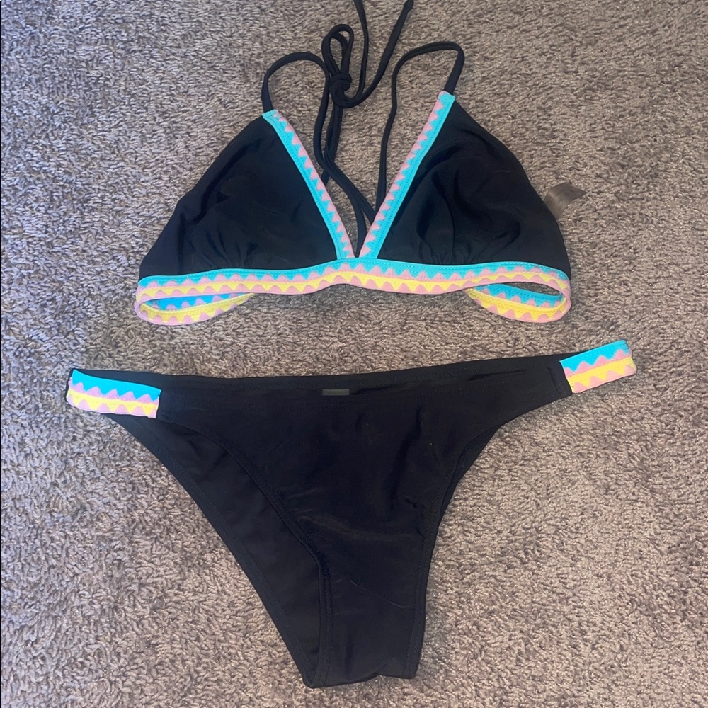 black bikini